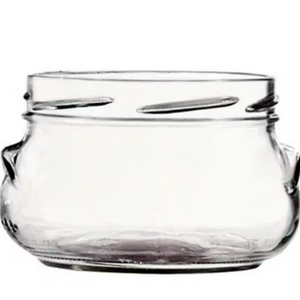 Pot en verre à col torsadé de 640 ml