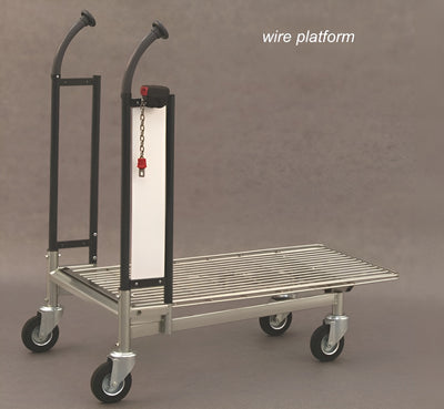 Chariot de transport Carry 100 – Chariot à plateforme en fil pour manutention lourde