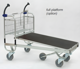 Chariot de transport Carry 120M – Chariot à capacité supplémentaire avec plateforme en contreplaqué