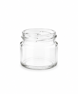 Pot en verre blanc flint de 15 ml