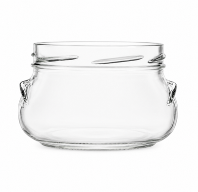 640ml Porzione Twist Neck Glass Jar