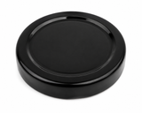 48mm Black Twist-Off Metal Caps for Glass Jars & Bottles
