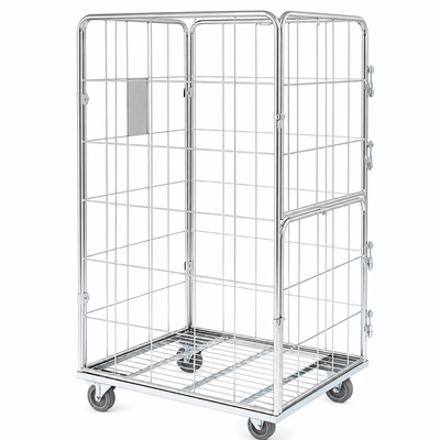 Container 800x700x1500 mit Fronttüren – Sicherer Rollcontainer für einfachen Zugang