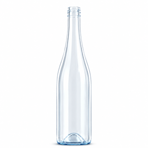 750ml Arctic Blue Burgundy Weinflasche – 30mm Schraubverschluss
