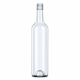 Bouteille de vin en verre flint Bordelesa Oneway de 750 ml - Ardagh