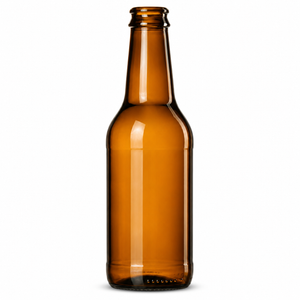 25cl amber glass long neck bottle with CBA finish