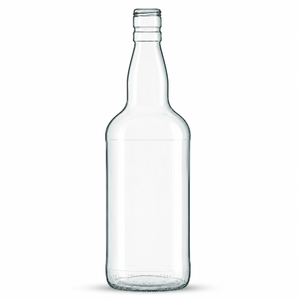 WHISKY 100cl Flint Glass Bottle – DBVPEH Screw Cap Finish