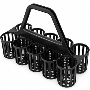 Porte-bouteilles en plastique pour 10 bouteilles