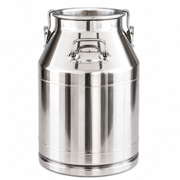 Churn à lait en acier inoxydable de 50 litres – Transport laitier fiable et durable