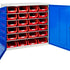 1000mm Small Parts Cabinet with G204 Bin Kit | Lockable Storage with Bins Included
