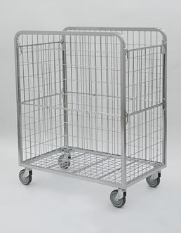 Conteneur pour Cartons 600x1000 H1200 – Chariot à roulettes optimisé pour marchandises en boîte