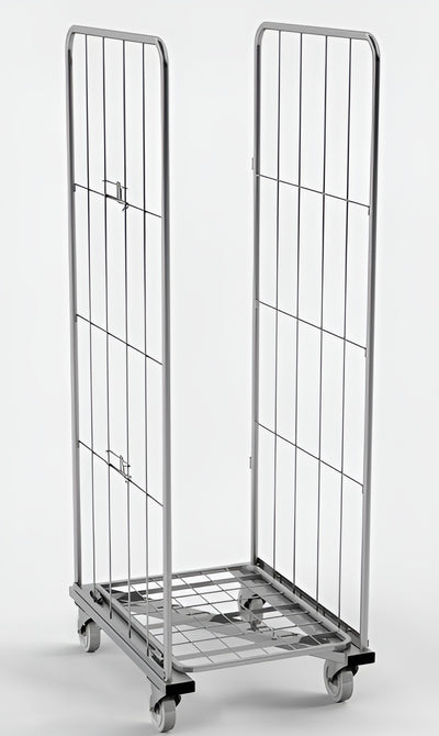 Conteneur 800x600 H1810 avec cadre Z en bas – Chariot roulant haut pour un stockage stable