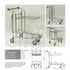 Vario WTP-3D Chariot de Transport – Chariot Compact avec Étagère
