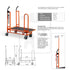Chariot de transport Carry 90 – Chariot robuste avec plateforme en contreplaqué