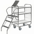 Series 8000 Shelving Trolley – Electrogalvanised – 250 kg Capacity (815 × 470 × 1120 mm)