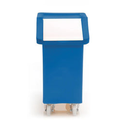 65 Litre Ingredients Trolley with Clear Flap Lid – Food Approved Mobile Storage Bin