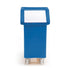 65 Litre Ingredients Trolley with Opaque Flap Lid – Food Approved | Mobile Storage Bin
