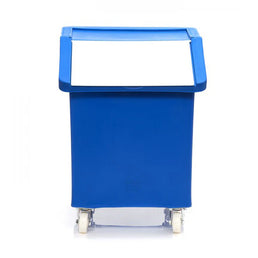 89 Litre Ingredients Trolley with Opaque Flap Lid – Food Approved Mobile Storage Bin