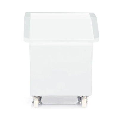 142 Litre Ingredients Trolley with Clear Flap Lid – Food Approved Mobile Storage Bin