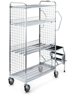Chariot de stock à étagères d'occasion