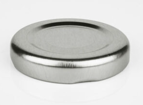 Capuchon argenté à vis de 43 mm