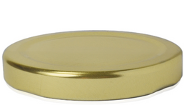 Cap à vis en or pâle de 48 mm