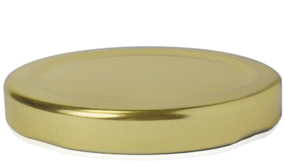 Cap à vis en or pâle de 48 mm