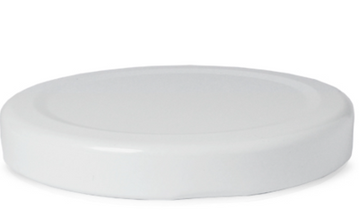 Caps en plastique blanc à vis de 48 mm