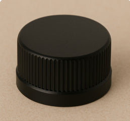 Caps en polypropylène noir 48R3 – Fermeture durable sans doublure