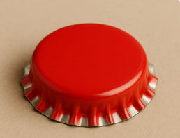 Capsules couronnes rouges pour bouteilles de bière – 26 mm