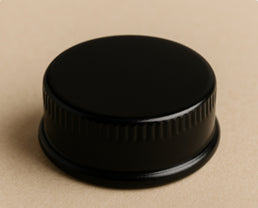 Caps en bakélite noire 100R3 – Fermetures de style vintage