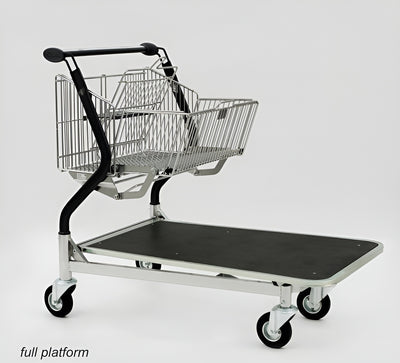 Vario 110S Chariot de transport – Chariot pliable avec plateforme en contreplaqué