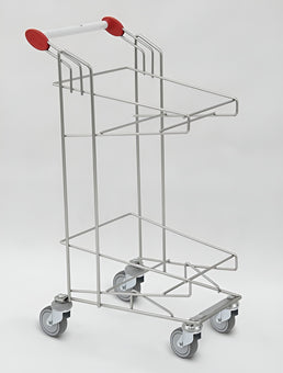 Vario XL Chariot de Courses à Double Panier – Chariot de Vente à Haute Capacité