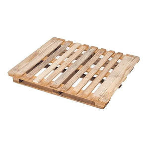 Palette chimique CP7 – 1300x1100x156mm – Usagée – Avec plateau à ailes