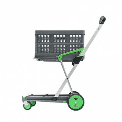 Folding Plastic Shelf Trolley – 60kg Load Capacity