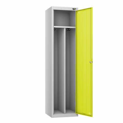 Clean and Dirty Steel Locker with Cam Key Lock, Central Partition and Top Shelf