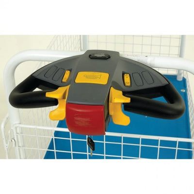 Electric Platform Trolley with Mesh End & Removable Sides – 450kg Capacity