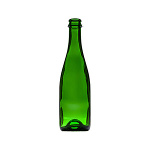 375ml green recycled glass champagne half bottle for sparkling wines