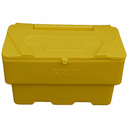 Yellow Grit Bin 170 Litre Nestable Salt Storage Bin
