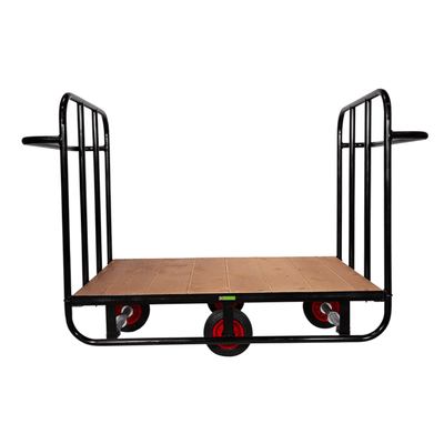 Heavy Duty Easy Steer Warehouse Platform Trolley 600kg