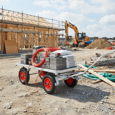 Heavy Duty Turntable Truck & Platform Trolley with Brake – 2000 x 1000mm – 750kg Capacity