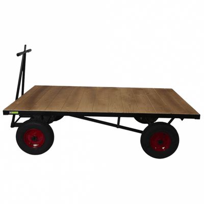 Heavy Duty Turntable Truck & Platform Trolley with Solid Rubber Wheels – 1500kg