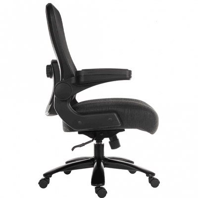 Heavy Duty Mesh Back Operator Chair, Adjustable Lumbar Support, 35 Stone Capacity