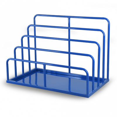 Free-Standing Multi-Height Steel Sheet Rack 4 Compartments 400kg Capacity