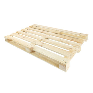 Palette en bois à usage unique – 1200x800x120mm – Traité ISPM 15, 7 planches supérieures