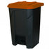Plastic Pedal Bin with Coloured Lid – Hands-Free Recycling Waste Bin 30L, 50L & 80L