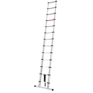 Telescopic Aluminium Extension Ladder EN 131 Extended Height 3810mm