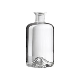 50cl Apotheker Spirit Bottle – 500ml Vintage Style Glass Bottle for Whisky, Gin, Rum & Tequila (White Flint | 500g)