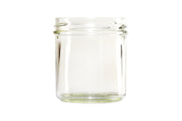 Pot en verre rond de 167 ml