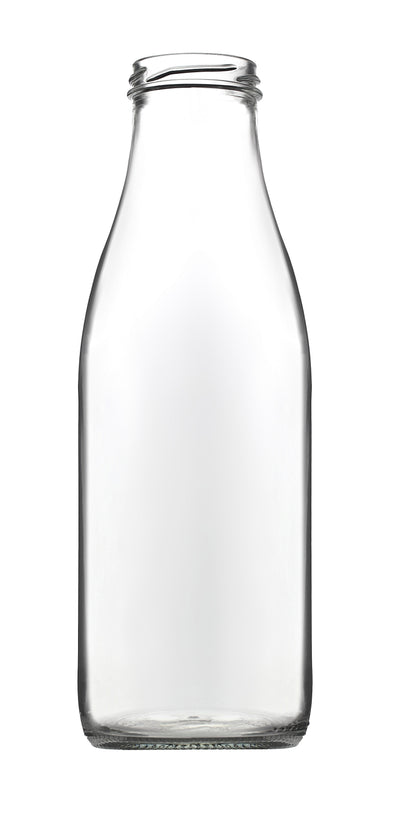 Bouteilles de lait à col vissé de 1 litre